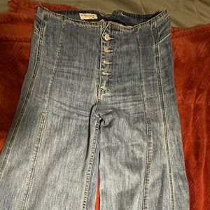Super wide leg jeans